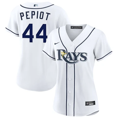 Ryan Pepiot Women's Nike White Tampa Bay Rays Home Custom Replica 2.0 Jersey