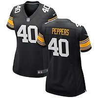 Jabrill Peppers Women's Nike Black Pittsburgh Steelers Alternate Custom Game Jersey
