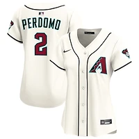 Geraldo Perdomo Women's Nike  Cream Arizona Diamondbacks Home Limited Custom Jersey