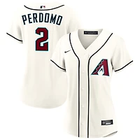 Geraldo Perdomo Women's Nike  Cream Arizona Diamondbacks Home Custom Replica 2.0 Jersey