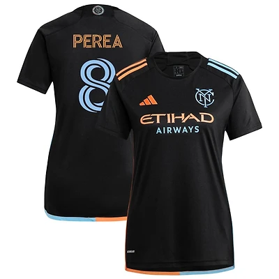Andres Perea Men's adidas Black New York City FC 2024 24/7 Kit Replica Custom Jersey