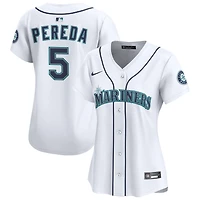 Jhonny Pereda Women's Nike  White Seattle Mariners Home Limited Custom Jersey