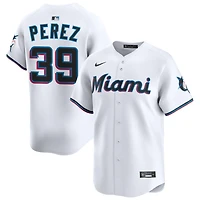Eury Perez Youth Nike  White Miami Marlins Home Custom Limited Jersey