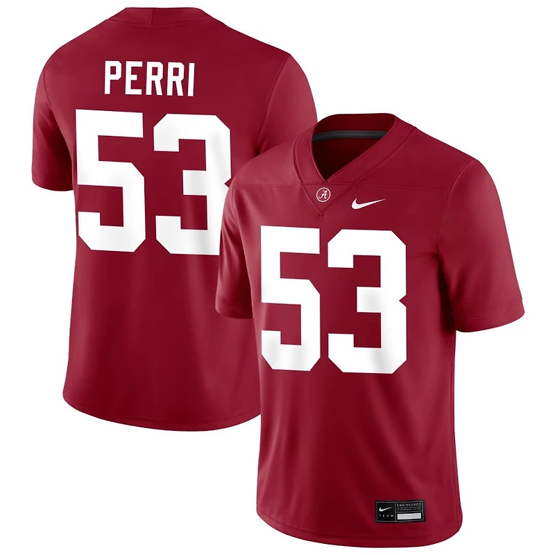 Vito Perri Men's Nike Crimson Alabama Crimson Tide NIL Pick-A-Player Football Replica Jersey