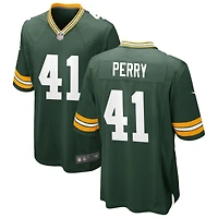 Mark Perry Men's Nike Green Green Bay Packers Custom Game Jersey