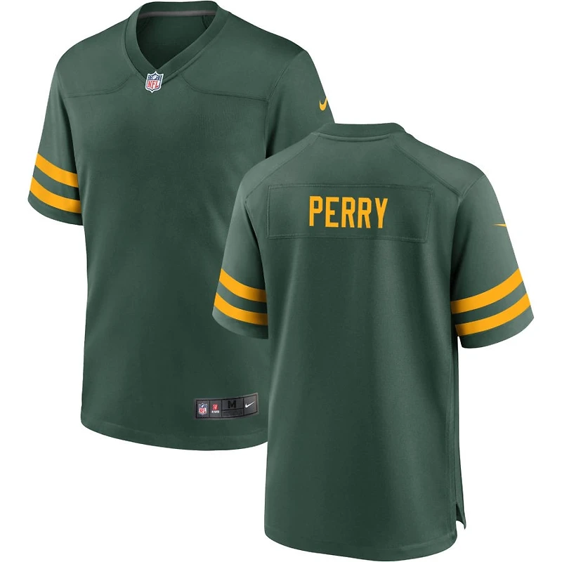 Mark Perry Men's Nike Green Green Bay Packers Alternate Custom Jersey