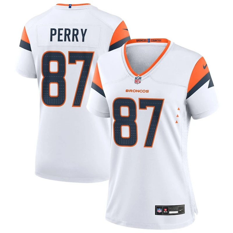 A.T. Perry Women's Nike  White Denver Broncos Mile High Collection Custom Game Jersey
