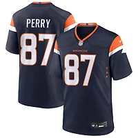 A.T. Perry Men's Nike  Navy Denver Broncos Alternate Mile High Collection Custom Game Jersey