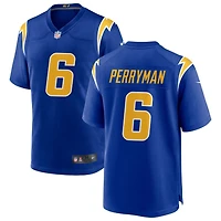 Denzel Perryman Men's Nike Royal Los Angeles Chargers Alternate Custom Game Jersey
