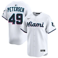 Michael Petersen Youth Nike  White Miami Marlins Home Custom Limited Jersey