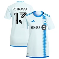 Luca Petrasso Women's adidas  Light Blue CF Montreal 2024 La Main Replica Custom Jersey