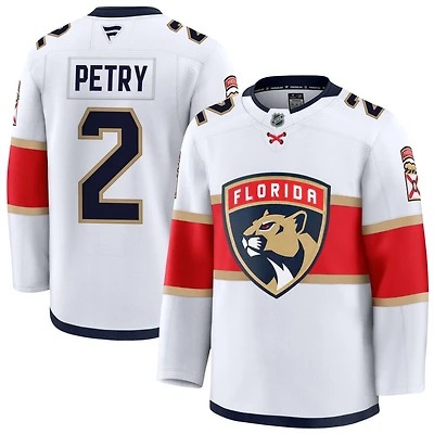 Jeff Petry Men's Fanatics White Florida Panthers Away Premium Custom Jersey