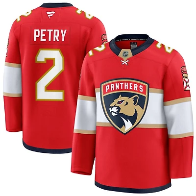 Jeff Petry Men's Fanatics Red Florida Panthers Home Premium Custom Jersey