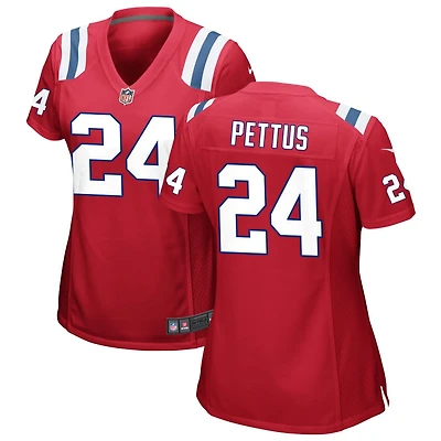 Dell Pettus Women's Nike Red New England Patriots Alternate Custom Jersey