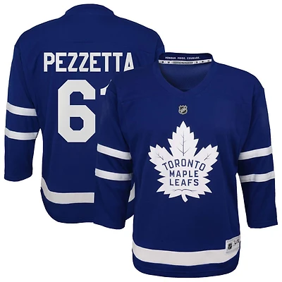 Michael Pezzetta Youth  Blue Toronto Maple Leafs Home Replica Custom Jersey