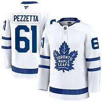 Michael Pezzetta Men's Fanatics White Toronto Maple Leafs Away Premium Custom Jersey