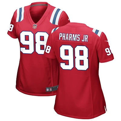 Jeremiah Pharms Jr Women's Nike Red New England Patriots Alternate Custom Jersey