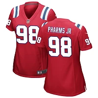 Jeremiah Pharms Jr Women's Nike Red New England Patriots Alternate Custom Jersey