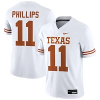 Kade Phillips Men's Nike White Texas Longhorns NIL Pick-A-Player Game Jersey