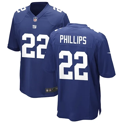 Dru Phillips Men's Nike Royal New York Giants Custom Game Jersey