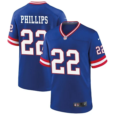 Dru Phillips Men's Nike Royal New York Giants Classic Custom Game Jersey