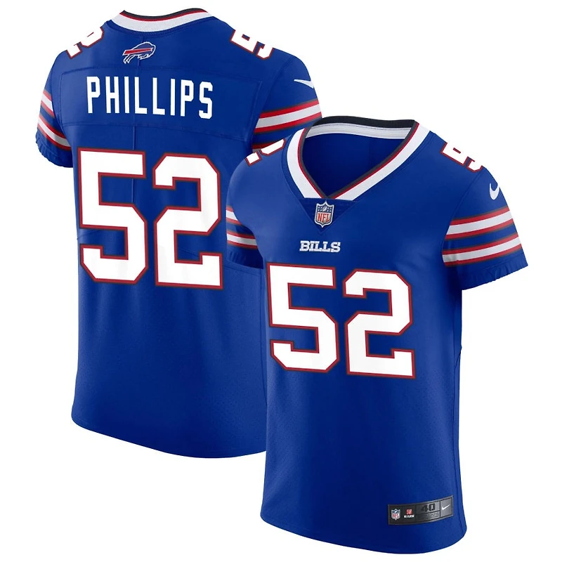 Jordan Phillips Men's Nike Royal Buffalo Bills Vapor Elite Custom Jersey
