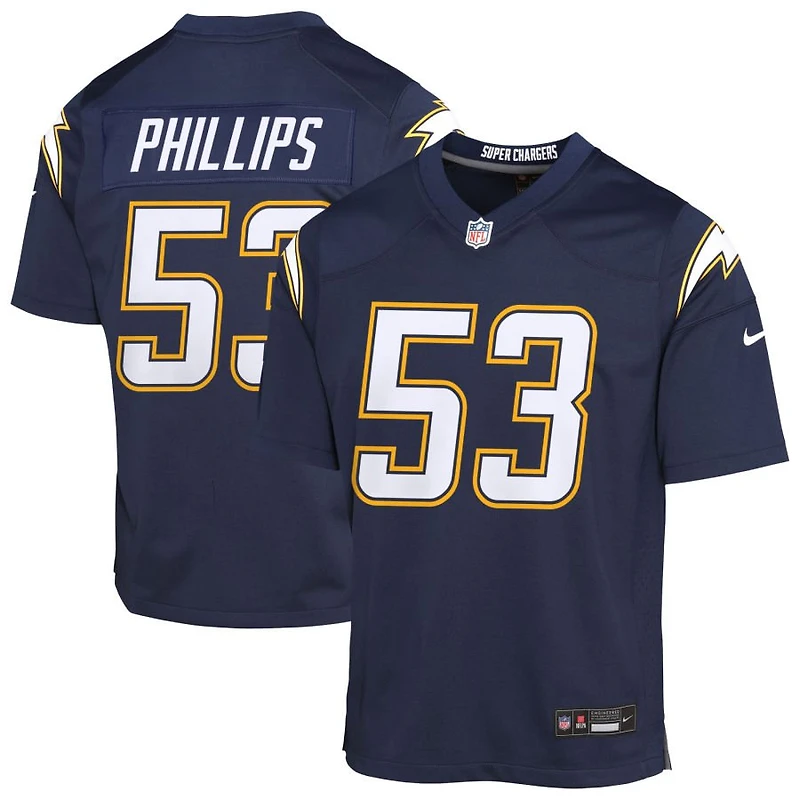 Del'Shawn Phillips Youth Nike Navy Los Angeles Chargers Alternate Super Chargers Game Custom Jersey