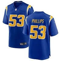 Del'Shawn Phillips Men's Nike Royal Los Angeles Chargers Alternate Custom Game Jersey