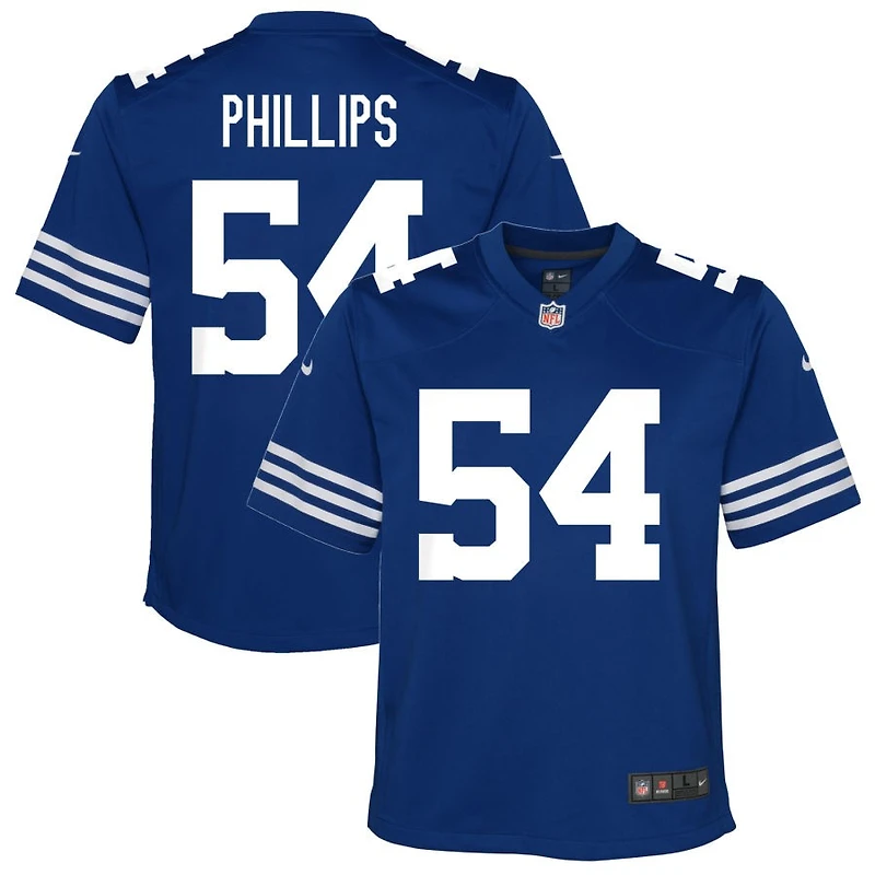 Jacob Phillips Youth Nike Royal Indianapolis Colts Alternate Custom Game Jersey