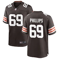 Tyre Phillips Men's Nike Cleveland Browns Brown Custom Game Jersey