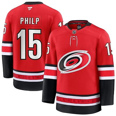 Noah Philp Men's Fanatics Red Carolina Hurricanes Alternate Premium Custom Jersey