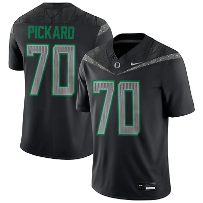 Charlie Pickard Men's Nike Black Oregon Ducks NIL Pick-A-Player Game Jersey