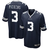 George Pickens Men's Nike Navy Dallas Cowboys Custom Game Jersey
