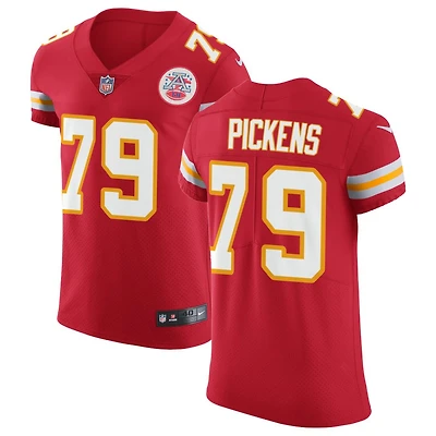 Zacch Pickens Men's Nike Red Kansas City Chiefs Vapor Untouchable Custom Elite Jersey