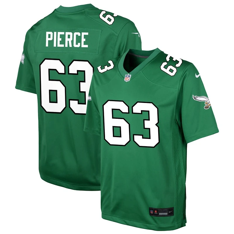 Hollin Pierce Youth Nike Kelly Green Philadelphia Eagles Alternate Custom Game Jersey