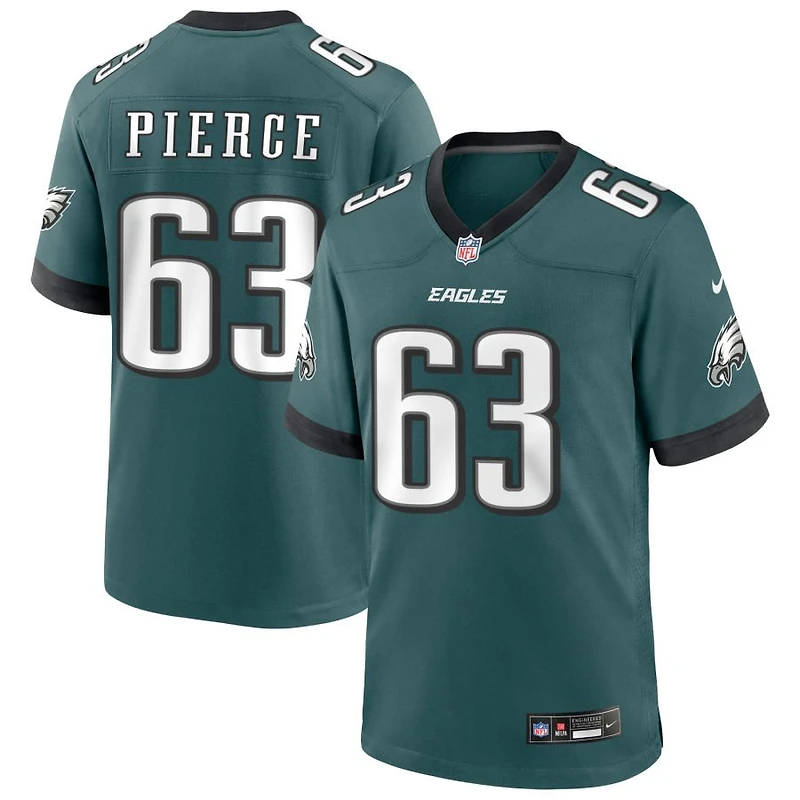 Hollin Pierce Men's Nike Midnight Green Philadelphia Eagles Custom Game Jersey