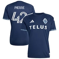 Nelson Pierre Men's adidas  Deep Sea Blue Vancouver Whitecaps FC 2026 The Coastal Jersey Replica Custom Jersey