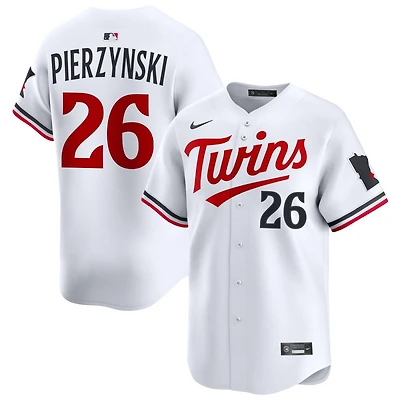 A.J. Pierzynski Men's Nike White Minnesota Twins Home Limited Pick-A-Player Retired Roster Jersey