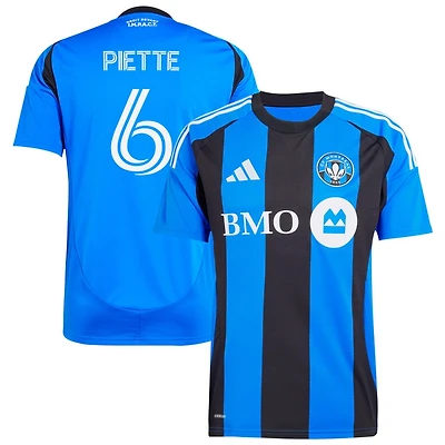 Samuel Piette Men's adidas Blue CF Montreal 2025 Montréal Original Replica Custom Jersey