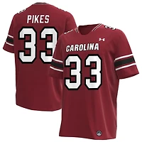 Troy Pikes Men's Under Armour Garnet South Carolina Gamecocks NIL Pick-A-Player Replica Football Jersey