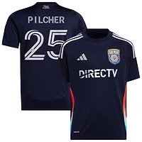 Ian Pilcher Youth adidas  Navy San Diego FC 2025 State of Flow Replica Custom Jersey