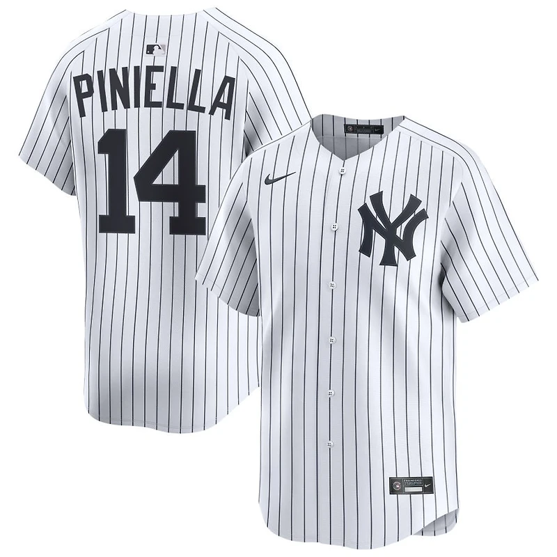 Lou Piniella Men's Nike White New York Yankees Home Limited Pick-A-Player Retired Roster Jersey