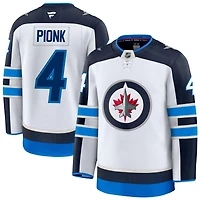 Neal Pionk Men's Fanatics White Winnipeg Jets Away Premium Custom Jersey