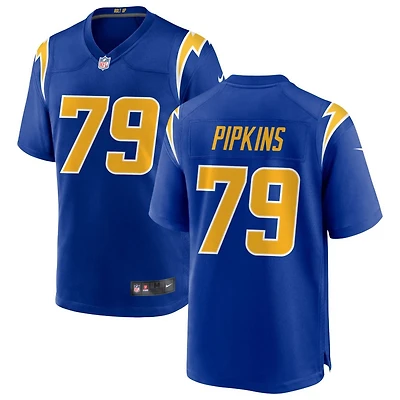 Trey Pipkins Men's Nike Royal Los Angeles Chargers Alternate Custom Game Jersey