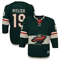 Tyler Pitlick Youth Green Minnesota Wild Home Premier Custom Jersey