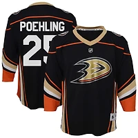 Ryan Poehling Youth  Black Anaheim Ducks Home Replica Custom Jersey