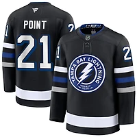 Brayden Point Men's Fanatics Black Tampa Bay Lightning Alternate Premium Custom Jersey