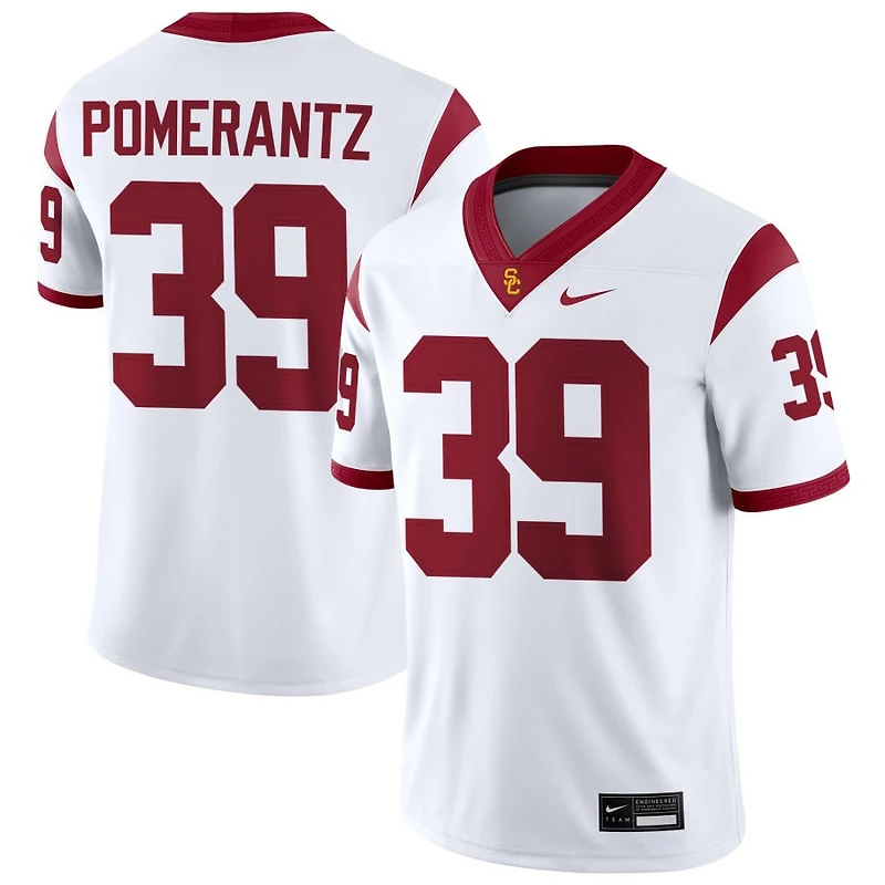 Garrett Pomerantz Men's Nike Cardinal USC Trojans NIL Pick-A-Player Game Jersey