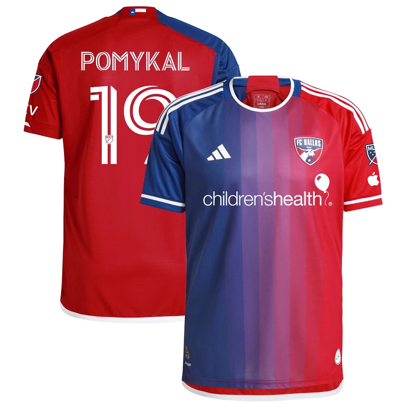 Paxton Pomykal Men's adidas  Navy FC Dallas 2024 After Burner Authentic Custom Jersey