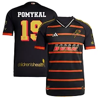 Paxton Pomykal Men's adidas Black FC Dallas 2025 Third Authentic Custom Jersey